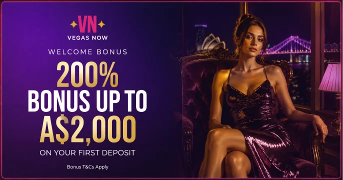 Vegas Now Casino Bonus banner